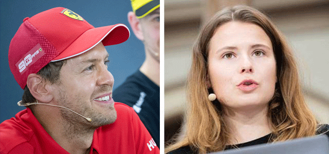 Luisa Neubauer und Sebastian Vettel im Interview