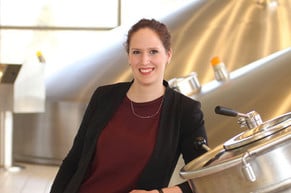 Pia Munschek, PR-Managerin bei der Krombacher Brauerei