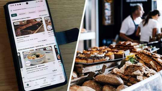 app-too-good-to-go Mit der App Too Good To Go Lebensmittel retten und Geld sparen, zum Beispiel in der Bäckerei