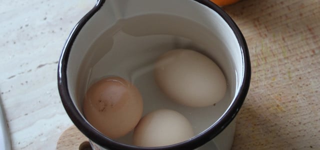 Eier abschrecken