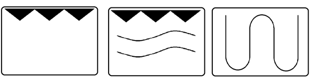 mikrowelle-grill-und-grill-erhitzen-sven-christian-schulz-utopia-210508_download Herunterzeigende Zacken (links, Mitte) oder eine stilisierte Heizspirale (rechts) stehen für die Grillfunktion.