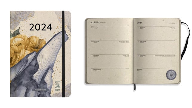 taschenkalender-nachhaltig-2024-graspapier Nachhaltige Terminplaner für 2024