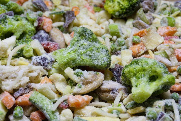Chlorate can be found in frozen vegetables.