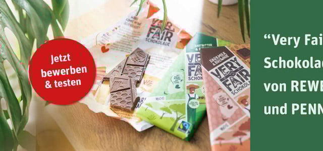REWE Produkttest faire Schokolade