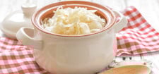Sauerkraut im Topf Sauerkraut im Topf
