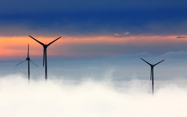 Klima erneuerbare Energien Windkraft Windräder Windrad Klima erneuerbare Energien Windkraft Windräder Windrad