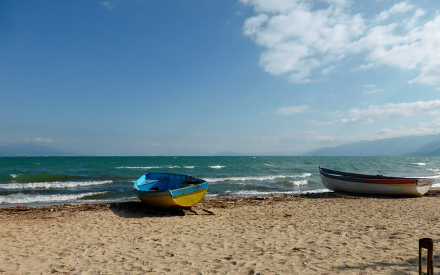 Am Ohridsee in Albanien Am Ohridsee in Albanien
