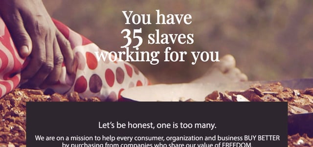 slaveryfootprint.org - Wie viele Sklaven hast Du?
