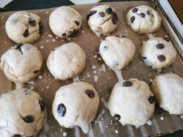 Processed with VSCO with  preset Die Brötchen brauchen etwa 20 Minuten im Ofen.