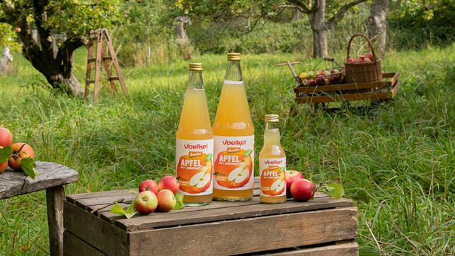 Naturbelassene Streuobstsäfte von Voelkel Naturbelassene Streuobstsäfte von Voelkel