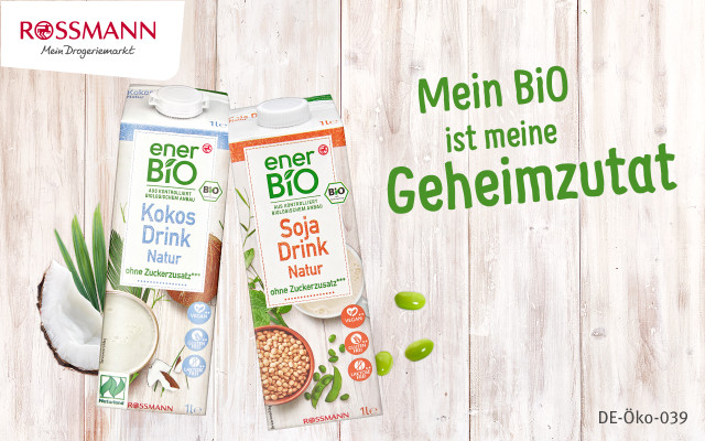 ROSSMANN enerBiO Pflanzendrink Soja Kokos