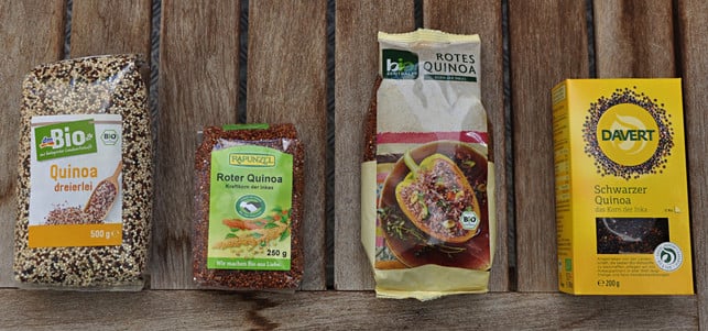 Bio Quinoa kaufen: roter, weißer, schwarzer, gemischter Bio Quinoa kaufen: roter, weißer, schwarzer, gemischter