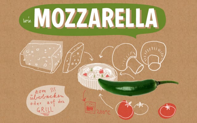 Milchersatz-Produkte: veganer Mozzarella Milchersatz-Produkte: Veganer Käse