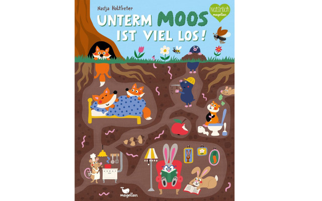 Nachhaltige Kinderbücher rund um Umwelt & Natur: Unterm Moos ist was los