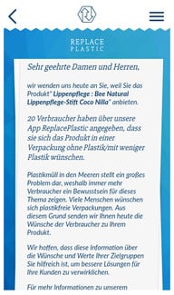 app-replace-plastic-nachricht-s-180416 App: Replace Plastic