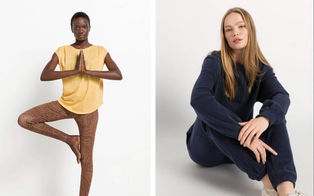 Hessnatur Bild nachhaltige Yogakleidung von Hessnatur