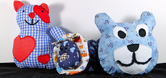 Geschenke selber machen: Stoffeule Stofftiere selber nähen und machen