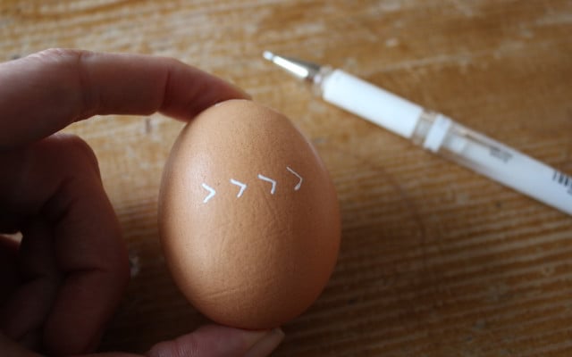 Ostereier dekorieren für Minimalisten Ostereier dekorieren für Minimalisten