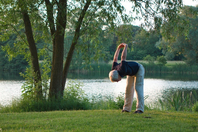 Try neck, shoulder, and back exercises for neck pain after sleeping.