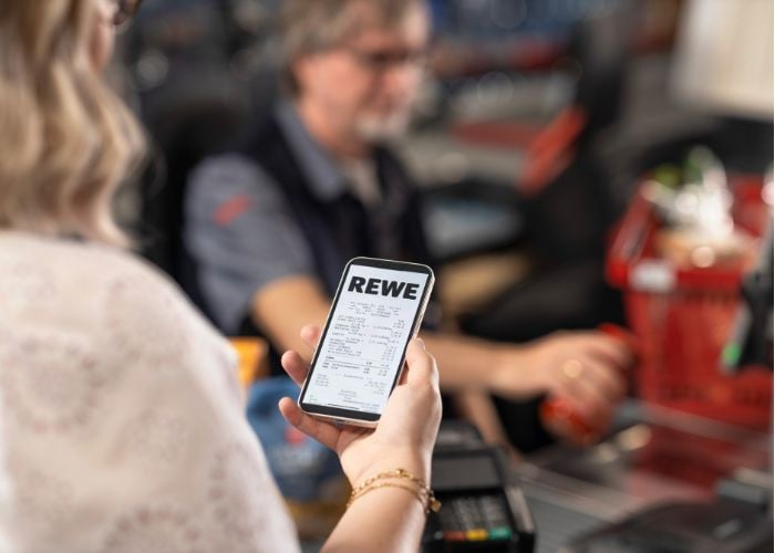 REWE eBon digitaler Kassenbon