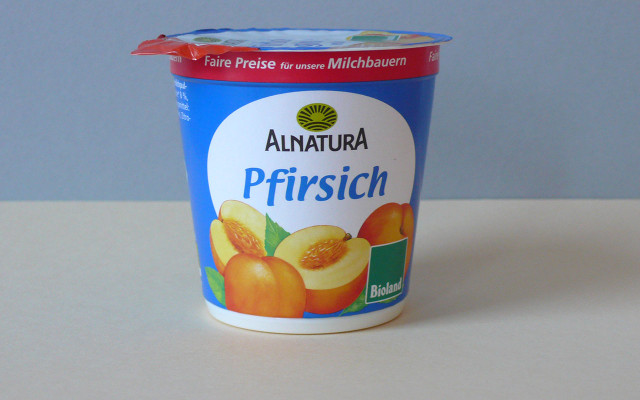 Bio Frucht Joghurt Pfirsich von Alnatura Bio Frucht Joghurt Pfirsich von Alnatura