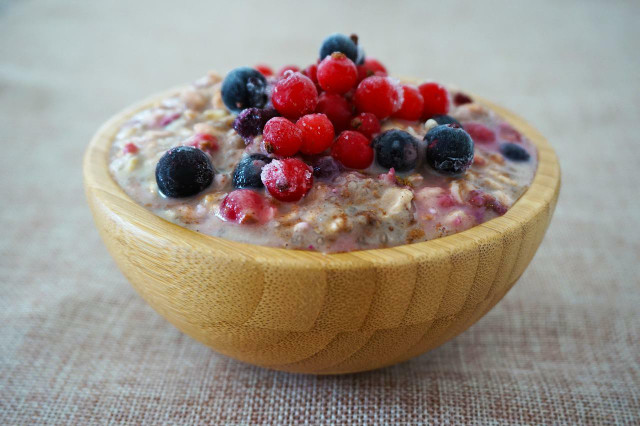 Overnight oats are great for a low-sodium start to the day.