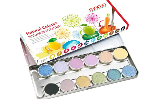 memo_Malkasten_Natural_Colours-z-memo-170720-1280x800 Naturwasserfarben: Wasserfarben-Malkasten Natural Colours von memo