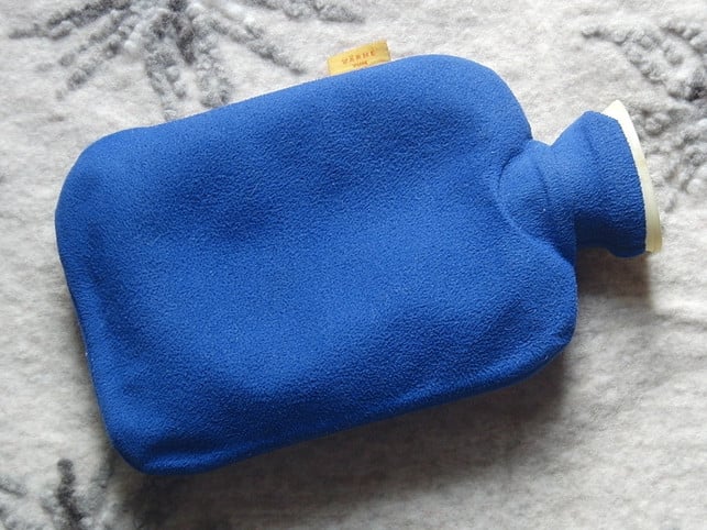 You need a hot water bottle for a liver wrap.