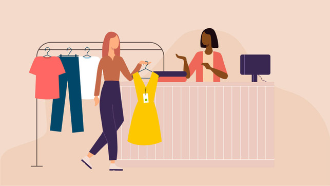 GK_Utopia_Listicle_Illustrationen_9 Kleiderkauf nachhaltige Mode Grüner Knopf Frauenrechte