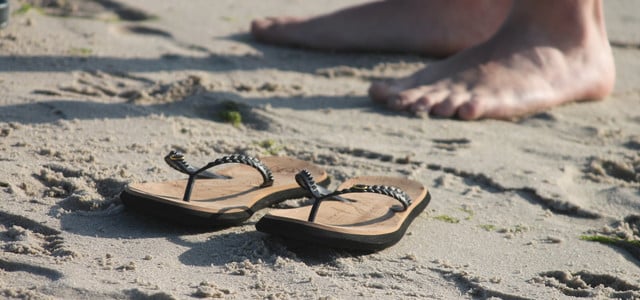 flipflops reinigen
