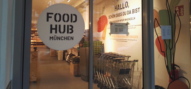 Der Foodhub in München ist ein solidarischer Supermarkt.