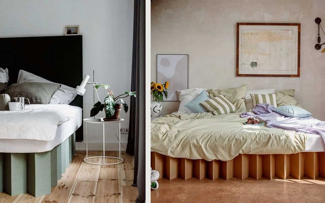 nachhaltige-betten-sc-room-in-a-box-220801-1280x800 Bett aus Wellpappe Room in a Box Doppelbett Einzelbett