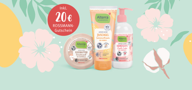 Rossmann Alterra Produkte gewinnen