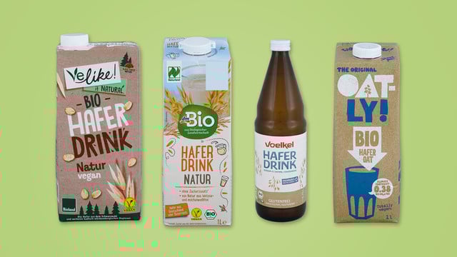 Hafermilch bei Öko-Test: Billig-Drinks oft besser als Oatly, Alpro und Co. Öko-Test Hafermilch