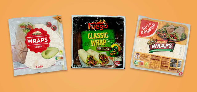 Mineralöl und Pestizide: Bei Öko-Test enttäuschen Wraps von Edeka und Co.