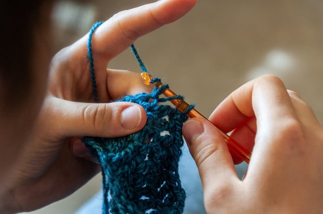 Grandma hobbies such as crocheting or knitting have a calming effect and improve your attention.
