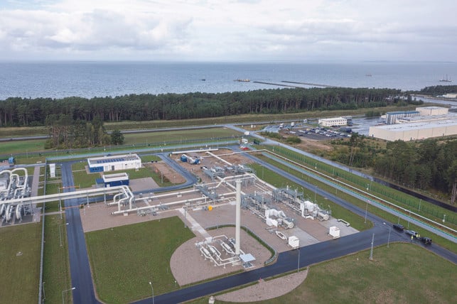 Baufortschritt der Nord Stream 2 Landstation Befürworter*innen von Nord Stream 2 geht es um Versorgungssicherheit.