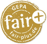 GEPA fair plus Zeichen GEPA fair plus Zeichen