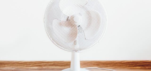 mit Ventilator kühlen
