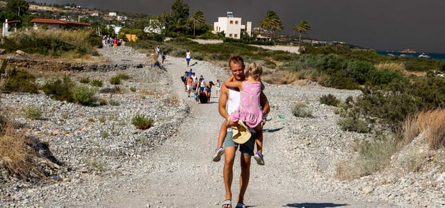 Urlaub Klima Krise Städte Strand Griechenland Italien Mittelmeer
