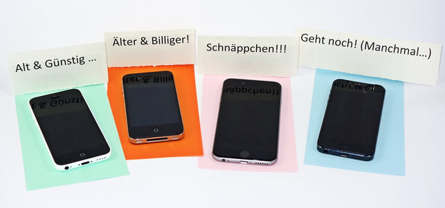 Gebrauchtes iPhone: günstiger! Gebrauchtes iPhone: es ist günstiger, wenn wir ein iPhone gebraucht kaufen