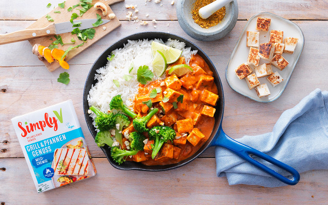 Tika Masala Veganuary Käse-Alternativen