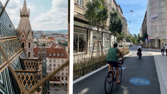 wien-stephansdom-fahrradstrasse-e-Roselene-de-Koning-ip-240807 Verkehrspolitik in Wien: Radwege werden massiv ausgebaut