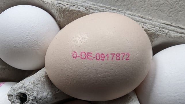 eier-code-bw-240319-1280x720 Der Ei-Code eines  Bio-Eis: Die erste Ziffer (0) steht für Bio-Haltung der Legehenne.