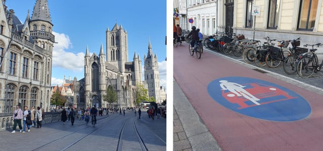 Gent: Fahrradstraßen in der gesamten Stadt