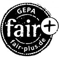 GEPA fair plus Zeichen Fairtrade-Kaffee: Auch erkennbar am Gepa fair+ Zeichen