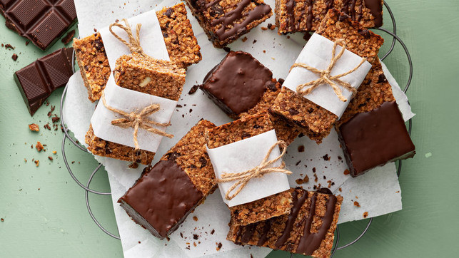 Schoko Bananen-Riegel Schoko Bananen-Riegel