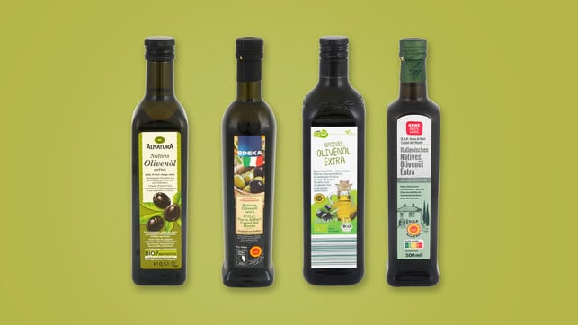 Olivenöl-Test: Fast alle Öle fallen bei Öko-Test durch Olivenöl-Test: Bei Öko-Test fallen bekannte Marken durch