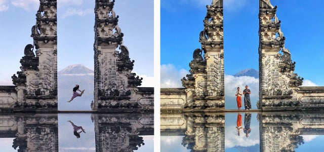 Himmelspforte Tempel Bali Influencer