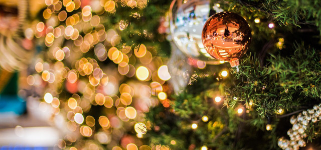 Beleuchtung für den Weihnachtsbaum